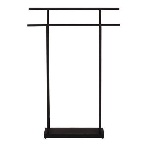Atmooz handdoekenrek Pia - zwart - 60 x 15 x H 86 cm