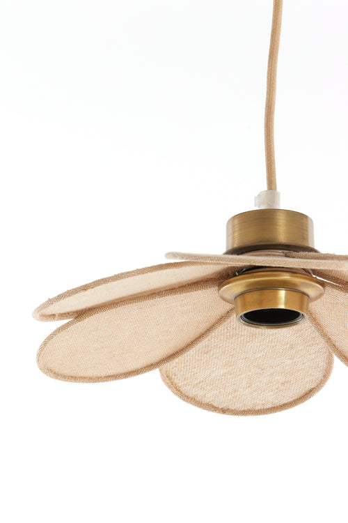 Light & Living hanglamp FYANO - Ø30.5x9cm - bruin