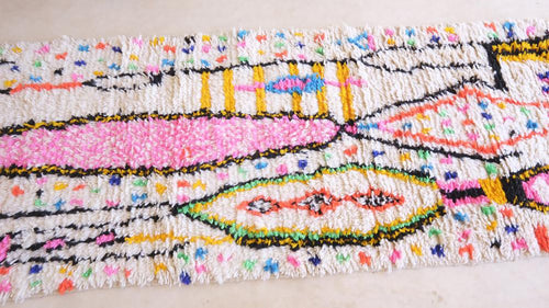 AFK Living vloerkleed Berber - handgemaakt - Wol - 140 cm x 200 cm