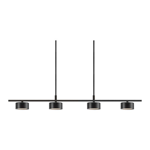Nordlux Clyde Hanglamp - 4-lichts LED Stepdim - 2700K - Zwart - vtwonen shop