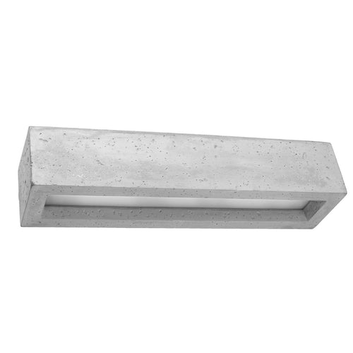 Sollux Lighting Wandlamp VEGA 50 beton - 50x12x10cm