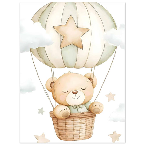 Artfulprints  Beer in de wolken   poster 30x40 cm - vtwonen shop