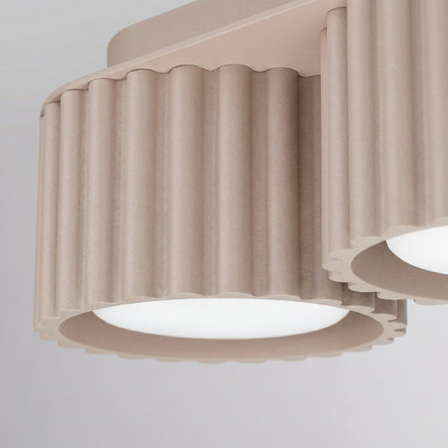 Sollux Lighting Plafondlamp AURA 3 taupe Gx53 - 32,5x10x8cm