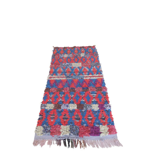 AFK Living vloerkleed Berber - handgemaakt - Gerecyclede textiel - 71 x 168 cm - vtwonen shop