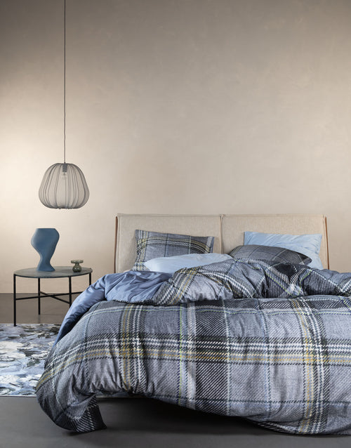 Essenza Meau dekbedovertrek - Eenpersoons – 140x200/220 cm - Global grey