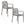 Garden Impressions tuinstoel Mees terra - 2 stuks