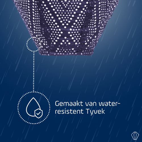 Lumiz solar lampion ikat diamond - 28 cm - future dusk