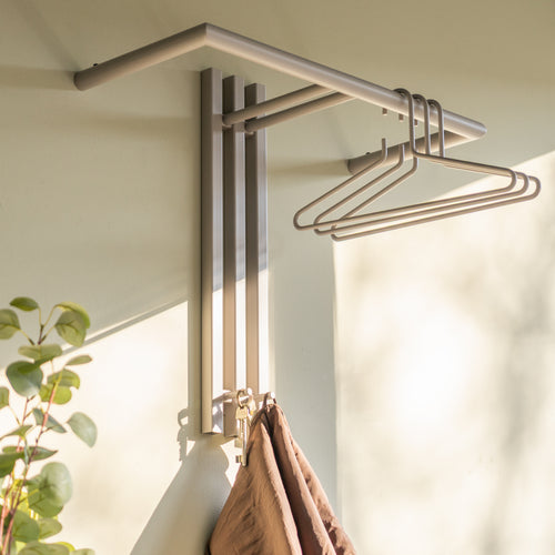 Spinder Design kapstok Senza 1 - Silky Taupe - 2 haken