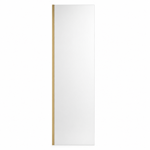 Badplaats Douchewand Florida 40 x 200 cm – Goud – Inloopdouche 8 mm Veiligheidsglas