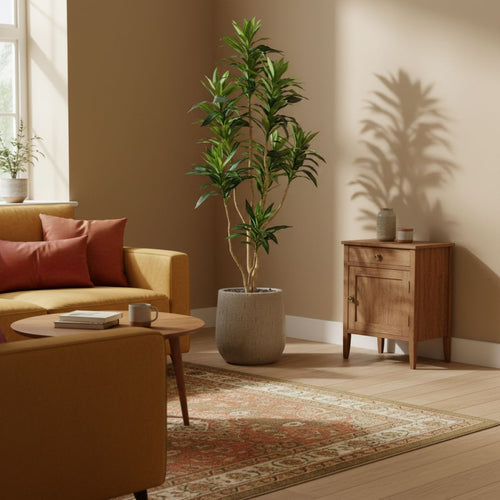 Maxifleur Draceana Reflexa Kunstplant groen 120cm RT