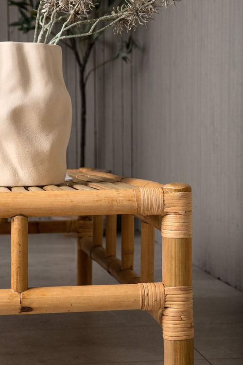 Rebellenclub Tuin Salontafel Hydra - 120 x 70cm - Naturel Bamboe - vtwonen shop