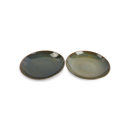 Bonbistro - Diep bord 26xH4,5cm groen Cirro - Set van 3