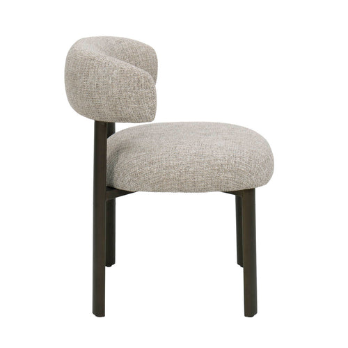 DÉJA Living Eetkamerstoel Alamo - Beige/Brons - Set van 2