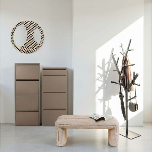 Kare Design Schoenenkast Caruso taupe 4 laden