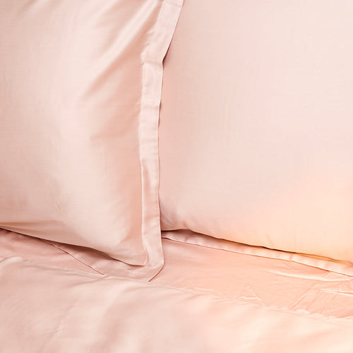 Coco & Cici - Eco Bamboe Kussensloop Powder peach - 1 kussensloop 80x80