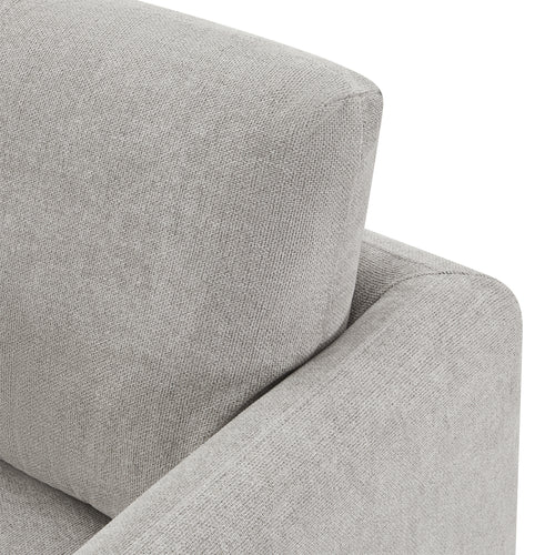 Furnhouse chaise longue bank rechts Maggie - Grijs - Stof - 95x290x90