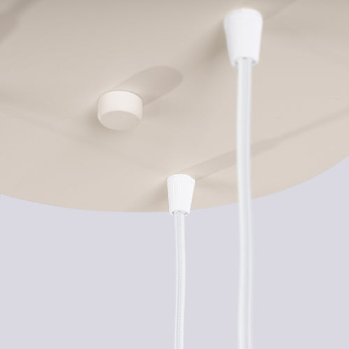 Sollux Lighting Hanglamp HALO 3P beige - 25x25x125cm