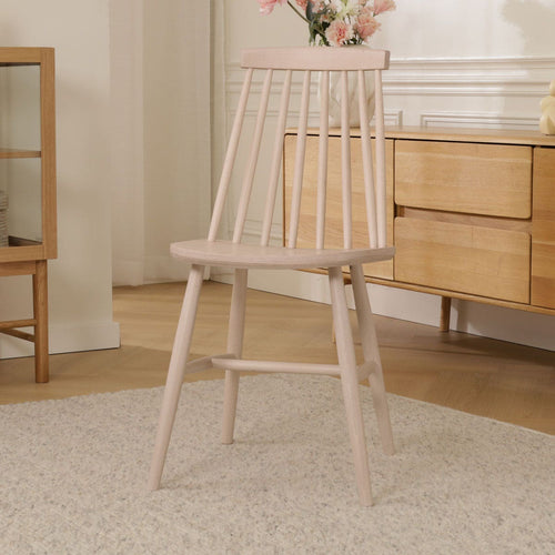 Fameg Filou Houten Spijlenstoel Whitewash - vtwonen shop