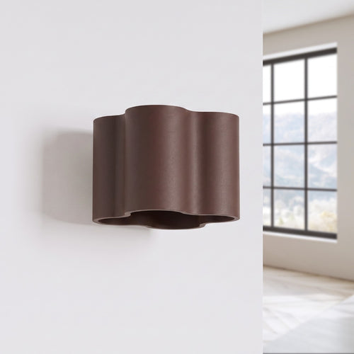 Sollux Lighting Wandlamp OVIO bruin G9 - 12x14,5x10cm