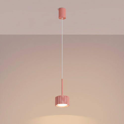 Sollux Lighting Hanglamp AURA 1 perzik Gx53 - 10x10x125cm