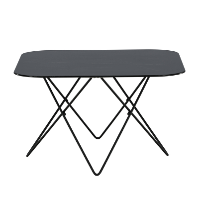 Rebellenclub Salontafel Ludlow - 80 x 80 cm - Zwart