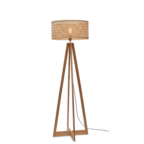 GOOD&MOJO vloerlamp Java - bruin - Ø50cm - vtwonen shop