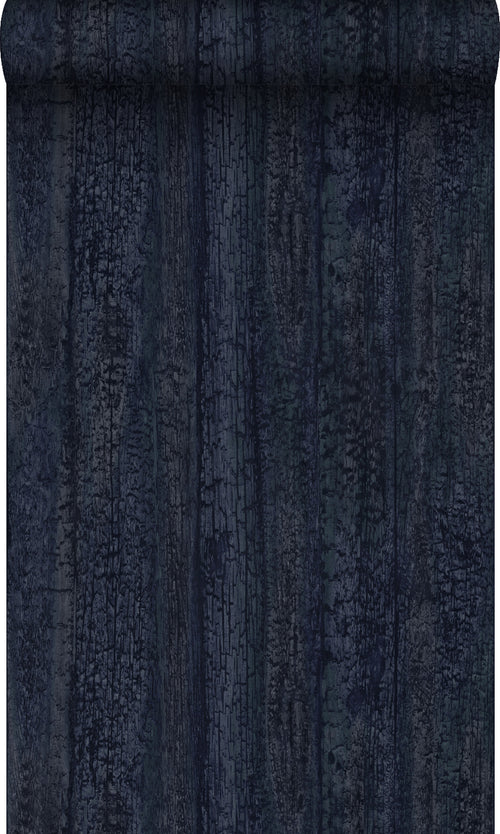 Origin Wallcoverings behang houtmotief donkerblauw - 53 cm x 10,05 m - 347532 - vtwonen shop