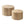 Calicosy - MAIA Set van 2 salontafels - Beige - 58x58x38 cm