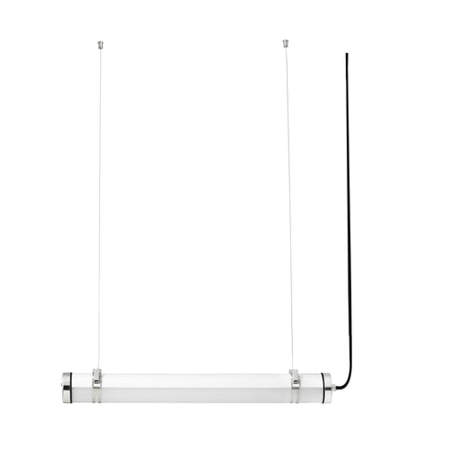 Faro Scuba 60cm Buitenplafondlamp met hanglamp, chroom, IP66 3000K