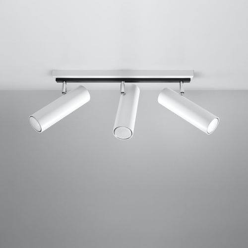 Sollux Lighting Plafondlamp DIREZIONE 3 wit - 45x6x20cm