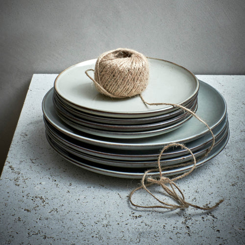 Ona - Plat bord 26cm groen Freckles - Set van 4 - vtwonen shop