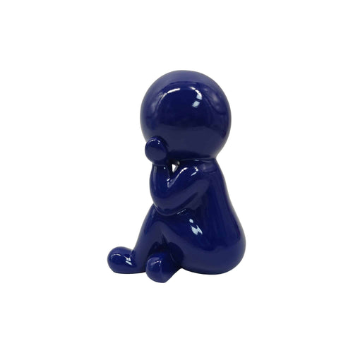Present Time ornament Amigo Dreaming Medium - blauw - 14.8x11.2x20cm