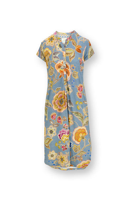 Pip Studio - Dalia Nightgown Short sleeve Women - Matata - Blue - S