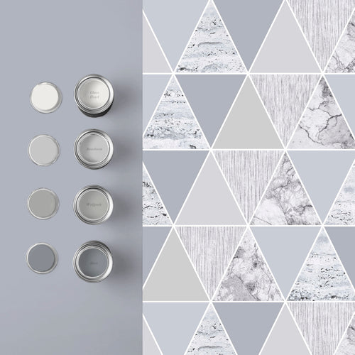 Graham & Brown Vliesbehang - Reflections - Zilver - 10mx52 cm