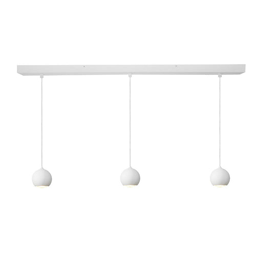 Artdelight hanglamp Denver - 3 lichts - 100  x 175   cm - wit - vtwonen shop