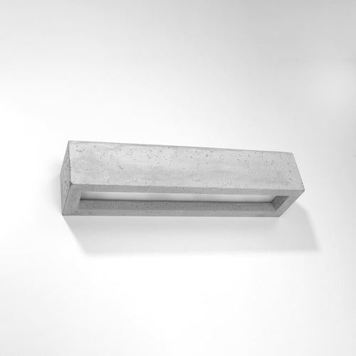 Sollux Lighting Wandlamp VEGA 50 beton - 50x12x10cm