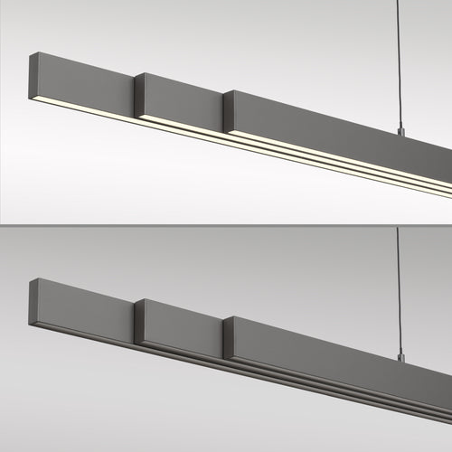 Paul Neuhaus hanglamp Adriana - 3 lichts - 179  x 150   cm - antraciet - vtwonen shop