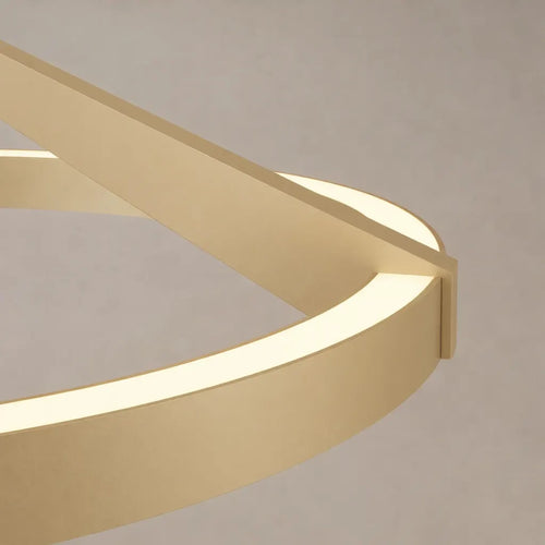 Artdelight plafondlamp Oregon - 1 lichts - 33  x 14.1   cm - champagne