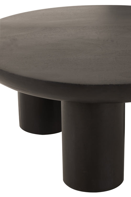 J-Line salontafel Trio - hout - zwart