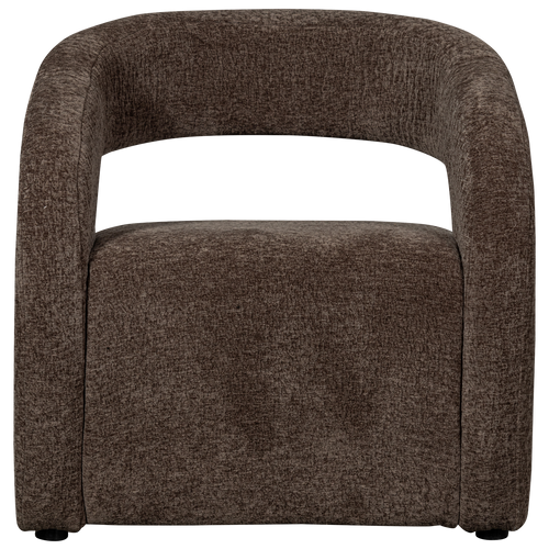 BePureHome fauteuil Radiate - Textured - Espresso - 73x73x74 - vtwonen shop