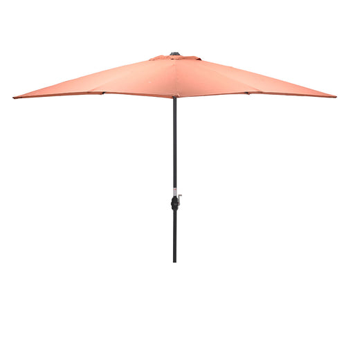 Lotus parasol - 250x250 cm - carbon black - koper