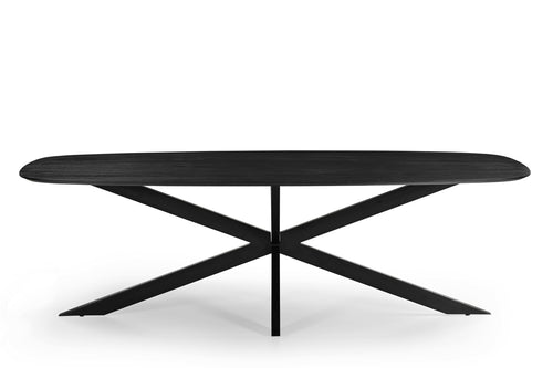 Giga Meubel Eettafel Jordan - Deens Ovaal - Mangohout - 160cm