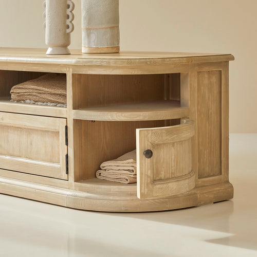 Tikamoon Tv-meubel van grenenhout 180 cm Celeste - Naturel