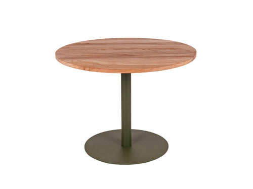 MaximaVida ronde eettafel Java olijfgroen 100 cm - zware 55 kg uitvoering - vtwonen shop