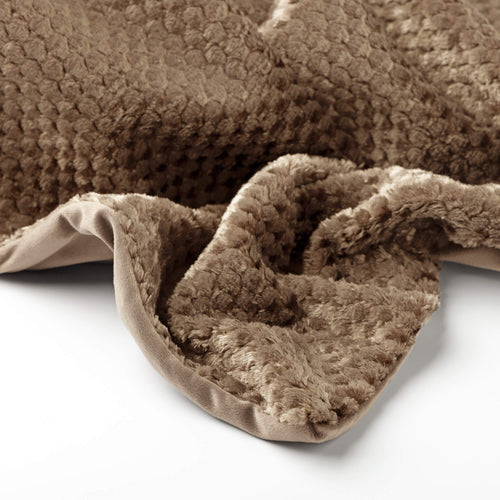 MICKY - plaid 150x200 cm - fluffy - Driftwood - taupe