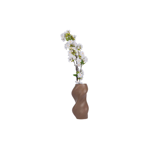 Present Time vaas Paris Twisted - bruin - Ø12.5cm
