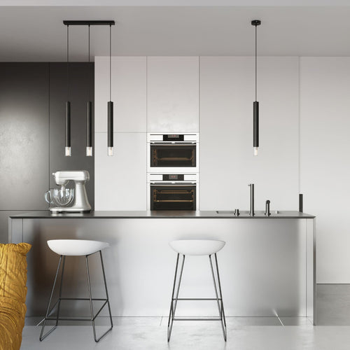 Sollux Lighting Hanglamp WEZYR 2 zwart - 30x6x120cm