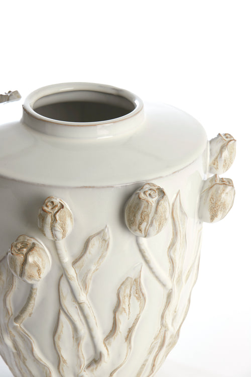 Light & Living vaas JUANA - Ø36x36cm - wit - vtwonen shop