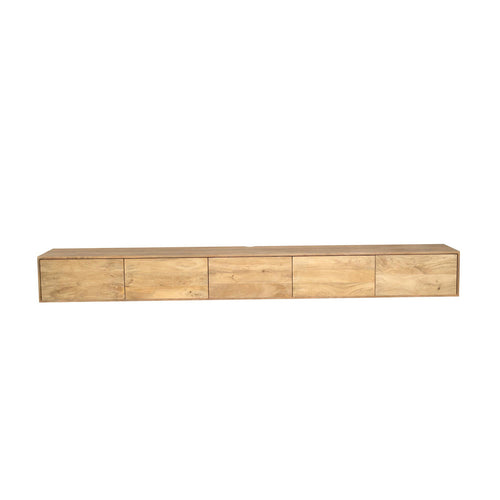 Starfurn Tv-meubel Vision - Naturel Hout - 280x30x35cm