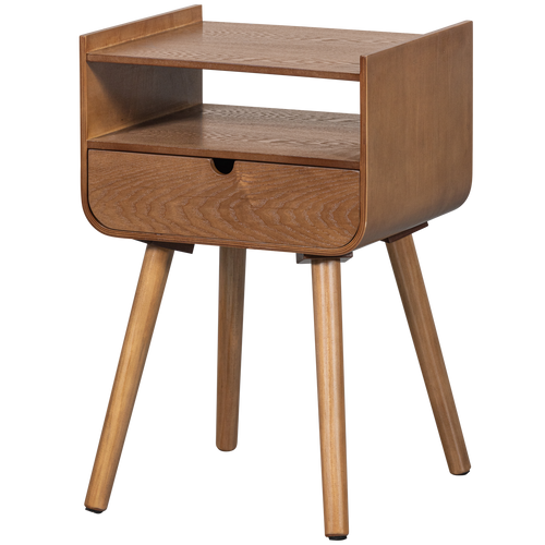 WOOOD nachtkastje/bijzettafel Nils - Hout - Naturel - 54x36x30 - vtwonen shop